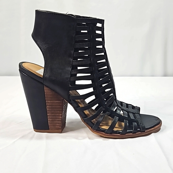 DV DOLCE VITA Cage Block Heels Sz 7.5 - Picture 1 of 8